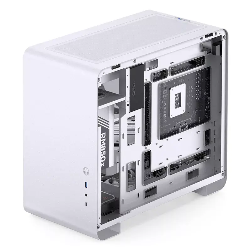 PC korpusas Jonsbo U4 MINI WHITE Mini Tower Baltas