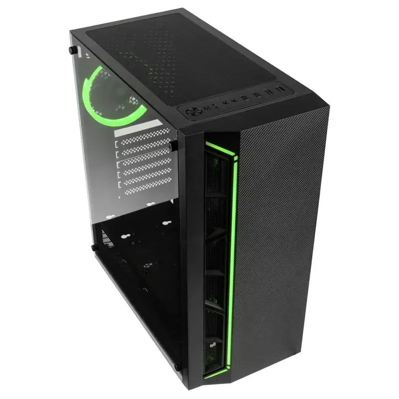 PC korpusas Kolink Inspire K7 ARGB Midi Tower juodas