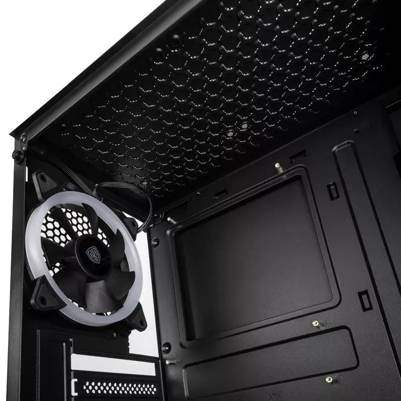 PC korpusas Kolink Inspire K7 ARGB Midi Tower juodas