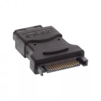 InLine SATA maitinimo adapteris 1x Molex 4 kontaktų (vyriškas) / 15 kontaktų SATA (moteriškas)