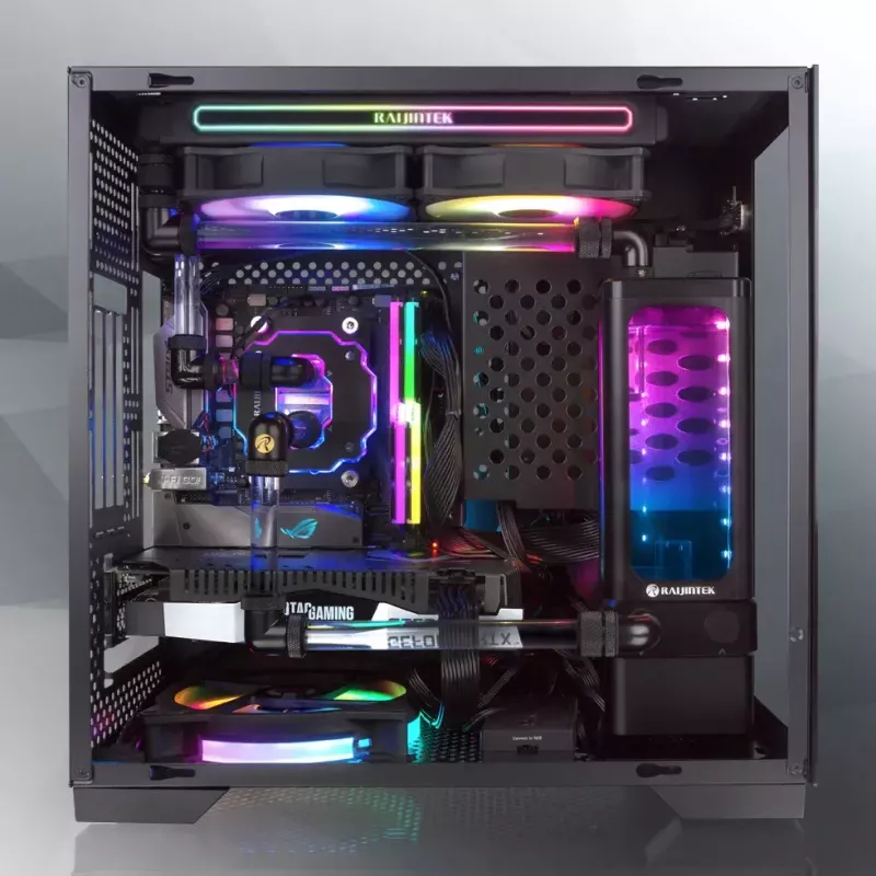 Korpusas RAIJINTEK PAEAN Mini Mini Tower Juodas