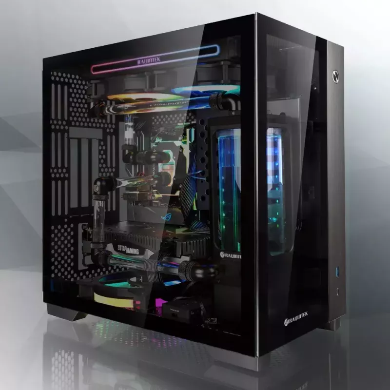 Korpusas RAIJINTEK PAEAN Mini Mini Tower Juodas