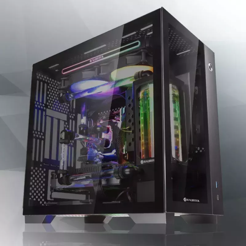 Korpusas RAIJINTEK PAEAN Mini Mini Tower Juodas