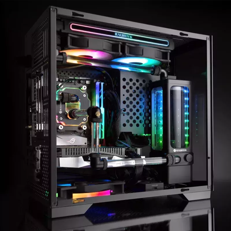 Korpusas RAIJINTEK PAEAN Mini Mini Tower Juodas