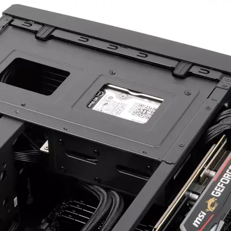 Korpusas Silverstone GD11 HTPC Baltas