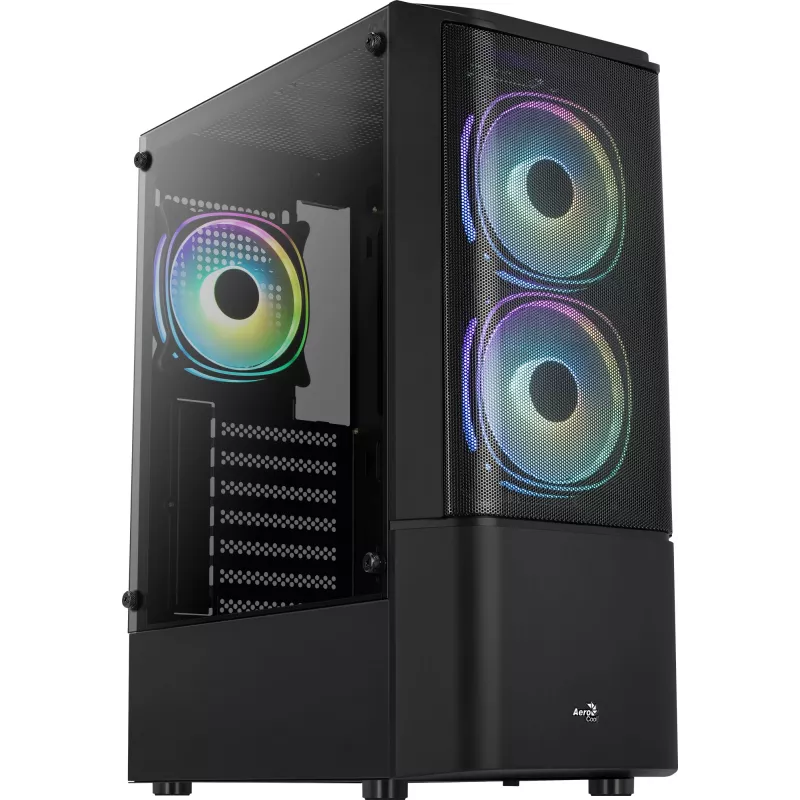 PC korpusas Aerocool Quantum Mesh Midi Tower juodas