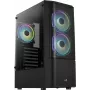 PC korpusas Aerocool Quantum Mesh Midi Tower juodas