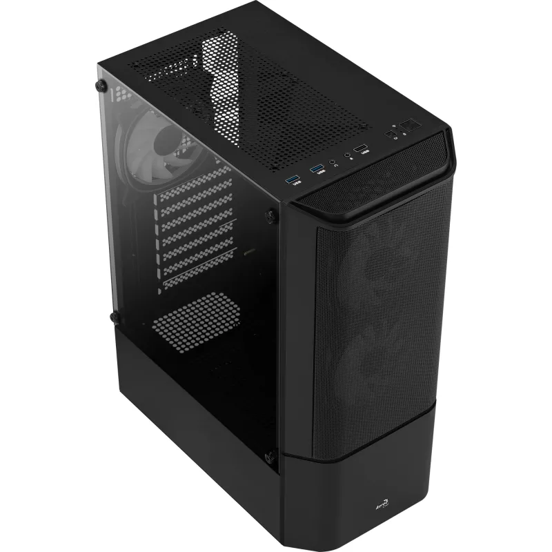 PC korpusas Aerocool Quantum Mesh Midi Tower juodas