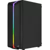 Kompiuterio korpusas AEROCOOL Bionic Midi Tower — ATX, grūdintas stiklas, 3,5 colio x2 / 2,5 colio x4 vietos, iki 297 mm GPU, 158 mm CPU aušintuvas, mėlyna LED