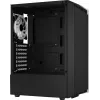 Kompiuterio korpusas AEROCOOL Bionic Midi Tower — ATX, grūdintas stiklas, 3,5 colio x2 / 2,5 colio x4 vietos, iki 297 mm GPU, 158 mm CPU aušintuvas, mėlyna LED