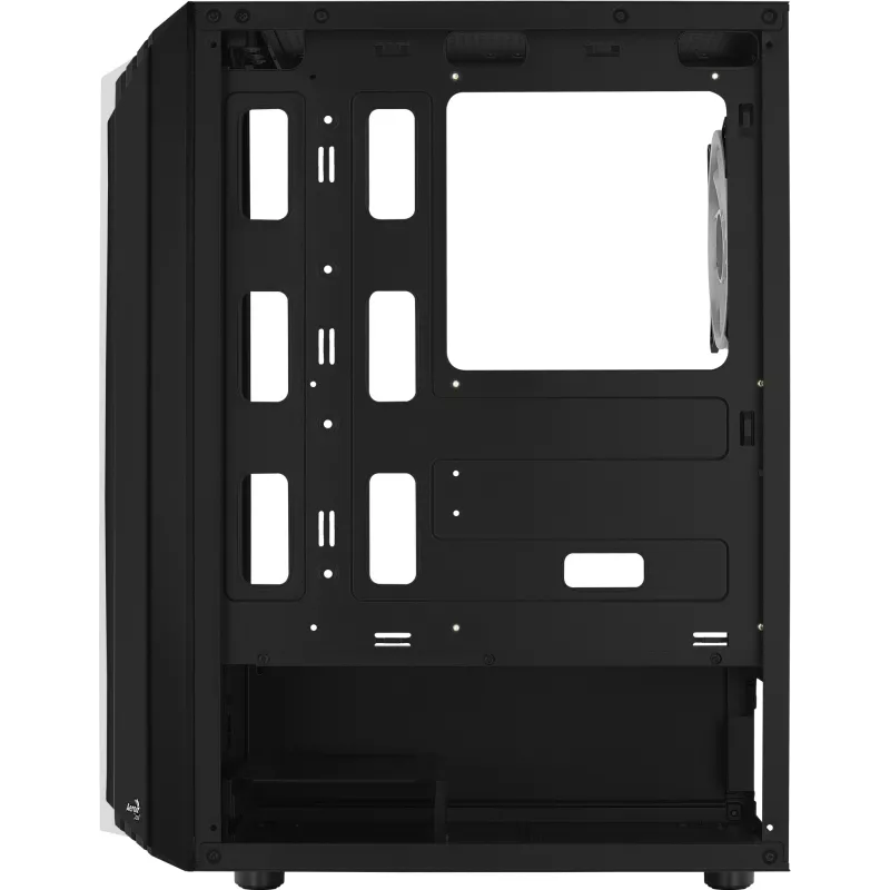 Kompiuterio korpusas AEROCOOL Bionic Midi Tower — ATX, grūdintas stiklas, 3,5 colio x2 / 2,5 colio x4 vietos, iki 297 mm GPU, 158 mm CPU aušintuvas, mėlyna LED