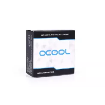 Alphacool 1022288 poslinkio jungtis G1/4, chromuotas žalvaris, 25,5×30×18 mm