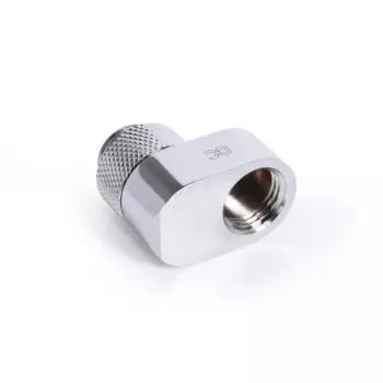 Alphacool 1022288 poslinkio jungtis G1/4, chromuotas žalvaris, 25,5×30×18 mm
