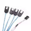 Laidas Silverstone CPS05 0,5 m Mini-SAS SFF-8643 į SATA 7 kontaktų