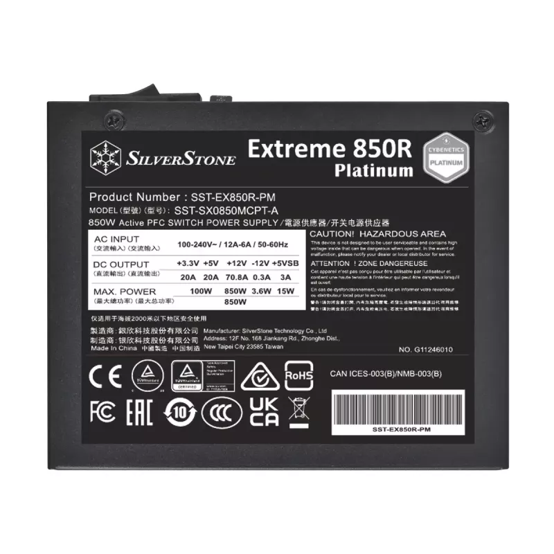 Maitinimo blokas Silverstone SST-EX850R-PM 850 W