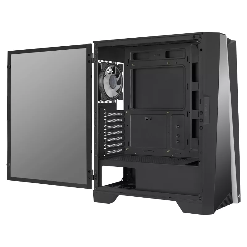 Aerocool MIRAGEBK kompiuterio korpusas su ARGB 12 cm ventiliatoriumi