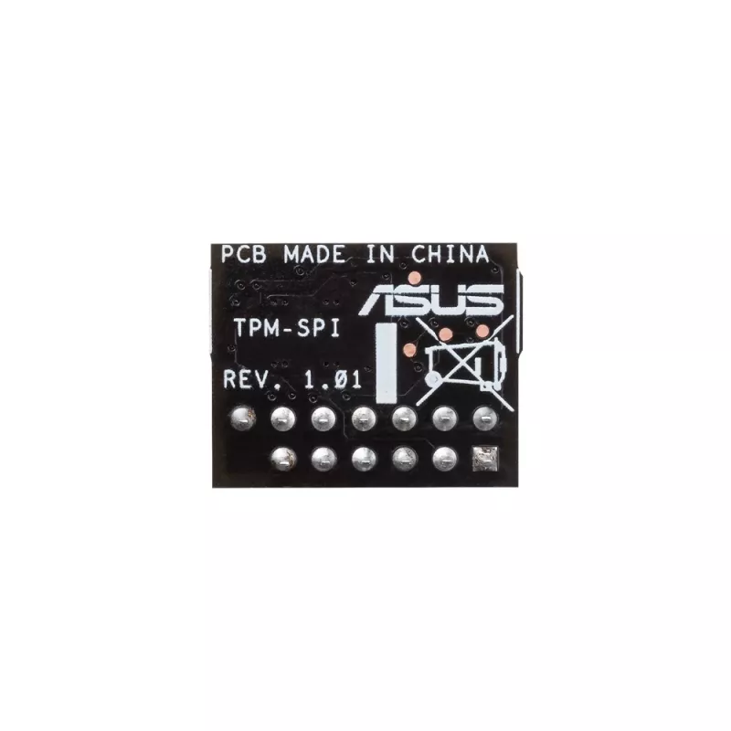 TPM modulis ASUS TPM-SPI 2.0, SPI sąsaja, 16 mm plotis, 13 mm gylis