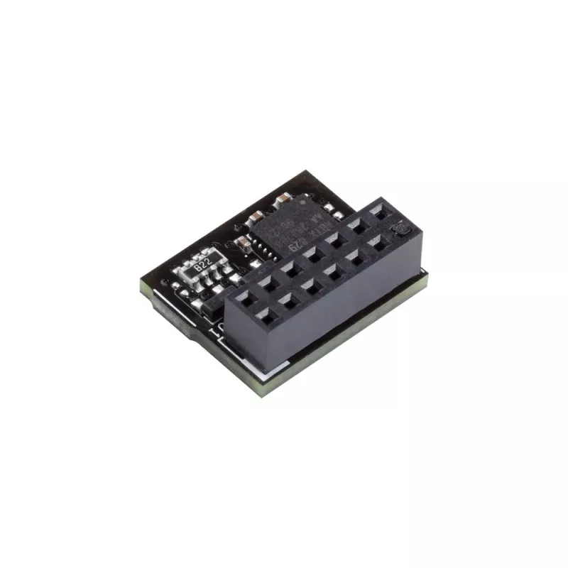 TPM modulis ASUS TPM-SPI 2.0, SPI sąsaja, 16 mm plotis, 13 mm gylis