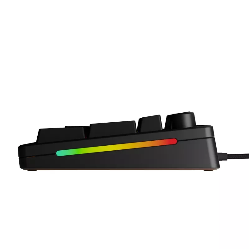 Mechaninė pilno dydžio (100%) laidinė klaviatūra GLORIOUS GMMK 3 — USB, QWERTY, RGB, juoda (JAV išdėstymas)