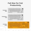 Mechaninė pilno dydžio (100%) laidinė klaviatūra GLORIOUS GMMK 3 — USB, QWERTY, RGB, juoda (JAV išdėstymas)