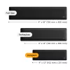 Plaštakos atrama GLORIOUS Compact Fabric Black, skirta 65–75% klaviatūroms, GLO-KB-ACC-WR-CLTH-65-75-BLK