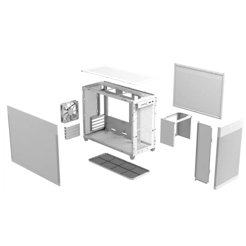 ASUS Prime AP201 MicroATX Mini Tower korpusas baltas