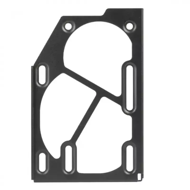 Tvirtinimo rinkinys Silverstone FDP01 plieninis juodas 92x142x35mm