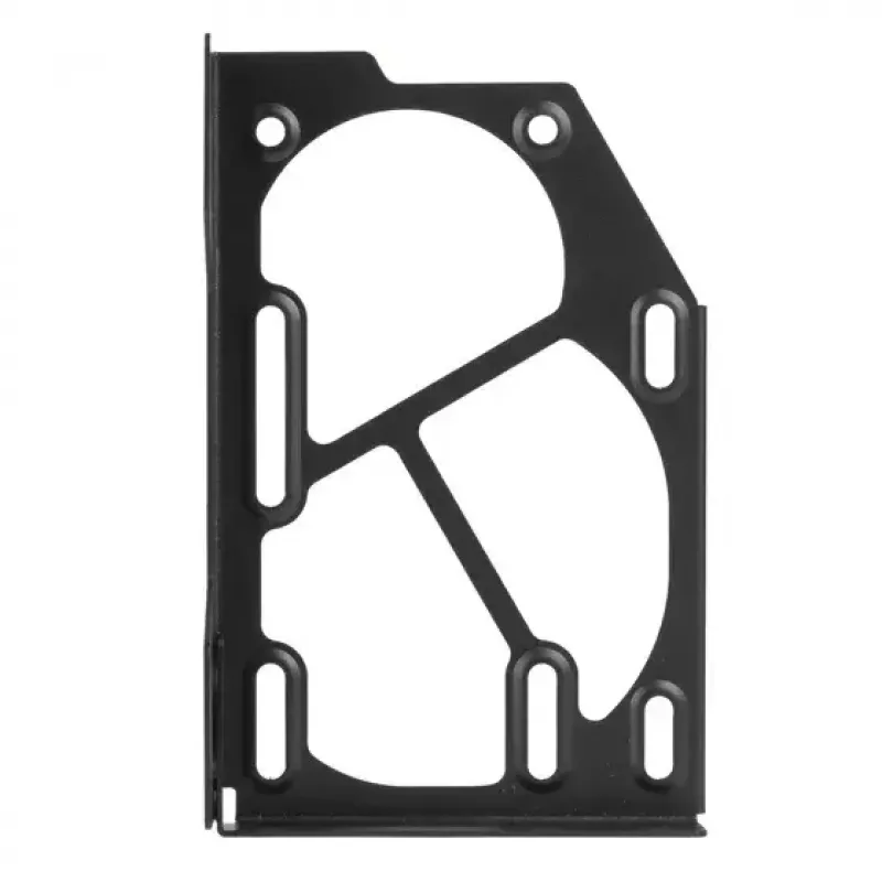 Tvirtinimo rinkinys Silverstone FDP01 plieninis juodas 92x142x35mm
