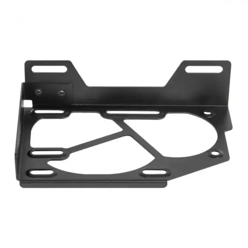 Tvirtinimo rinkinys Silverstone FDP01 plieninis juodas 92x142x35mm