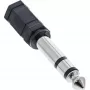 InLine garso adapteris 6,3 mm kištukas / 3,5 mm lizdas stereo, juodas