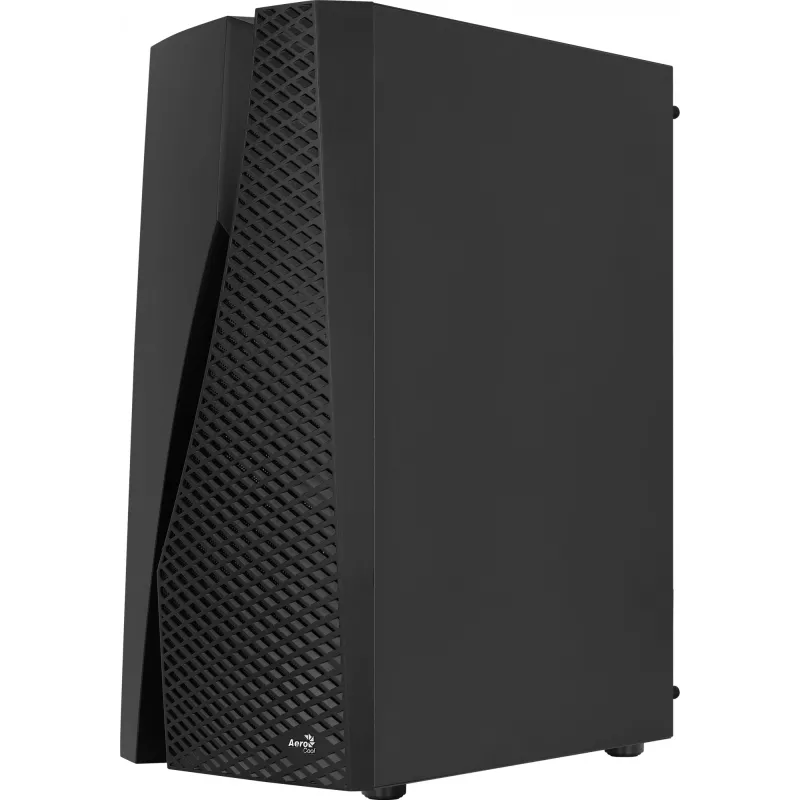 Aerocool WAVEBKV3 ATX kompiuterio korpusas su grūdintu stiklu ir 4 RGB ventiliatoriais, juodas