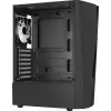 Aerocool WAVEBKV3 ATX kompiuterio korpusas su grūdintu stiklu ir 4 RGB ventiliatoriais, juodas