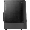 Aerocool WAVEBKV3 ATX kompiuterio korpusas su grūdintu stiklu ir 4 RGB ventiliatoriais, juodas