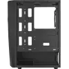 Aerocool WAVEBKV3 ATX kompiuterio korpusas su grūdintu stiklu ir 4 RGB ventiliatoriais, juodas