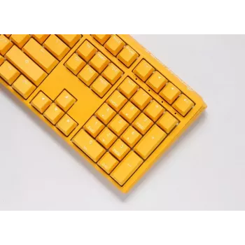 Ducky One 3 Yellow mechaninė klaviatūra USB žaidimams RGB LED