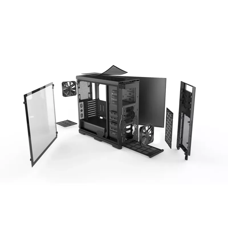 PC korpusas Phanteks Enthoo Pro Tempered Glass Full Tower juodas