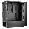 PC korpusas Kolink Inspire K12 ARGB Midi Tower – juodas su permatomu šoniniu stiklu, tinka ATX/Micro ATX/ITX, 2x3.5 colio + 2x2.5 colio vietos