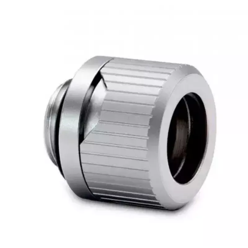 Fittingas EKWB HDC 12 — žalvaris, titano apdaila, aukštis 15 mm, skersmuo 20 mm, vamzdelis Ø 12 mm