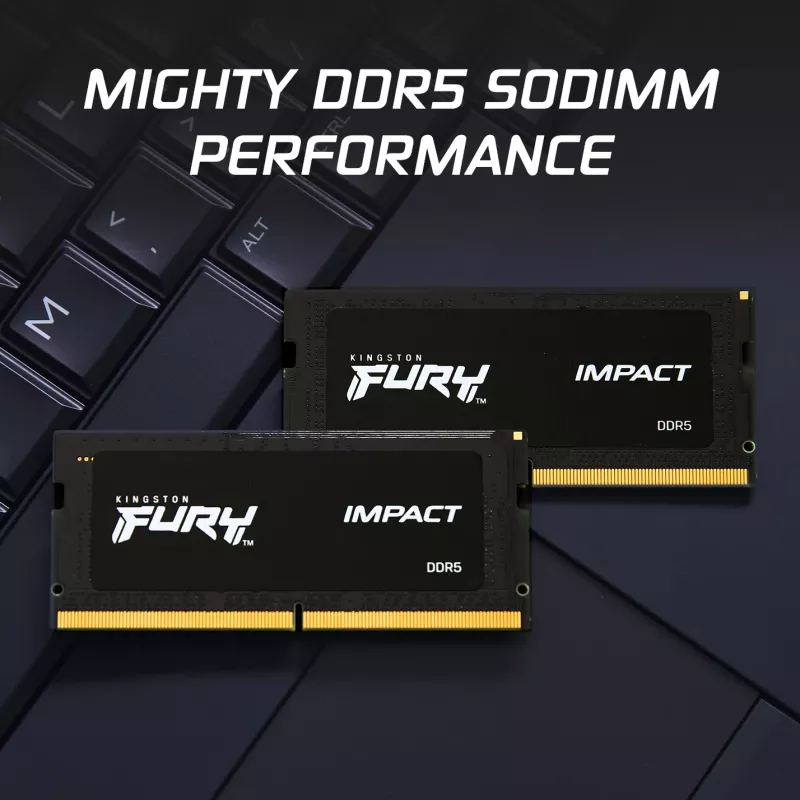 Kingston Technology FURY 16 GB 6000 MT/s DDR5 CL38 SODIMM Impact XMP