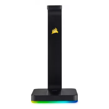Ausinių stovas CORSAIR ST100 RGB Premium su 7.1 virtualiu garsu ir dvigubais USB 3.1 prievadais