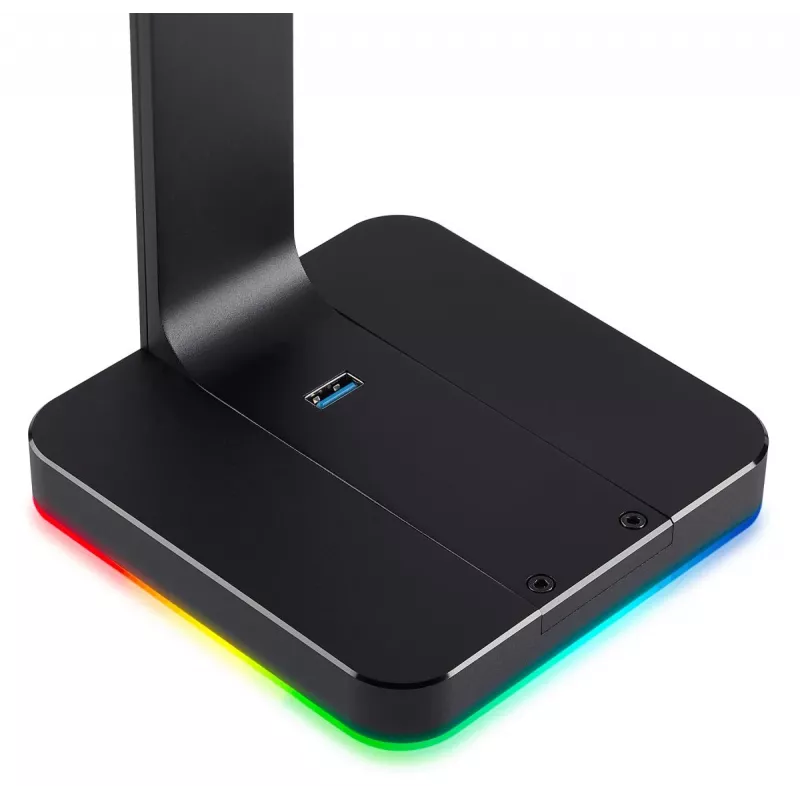 Ausinių stovas CORSAIR ST100 RGB Premium su 7.1 virtualiu garsu ir dvigubais USB 3.1 prievadais