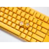 Ducky One 3 Yellow TKL klaviatūra, žaidimų, USB, mechaninė, laida