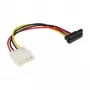 InLine SATA maitinimo adapterio laidas 5,25 colio / 15 kontaktų SATA 0,15 m, lenktas žemyn