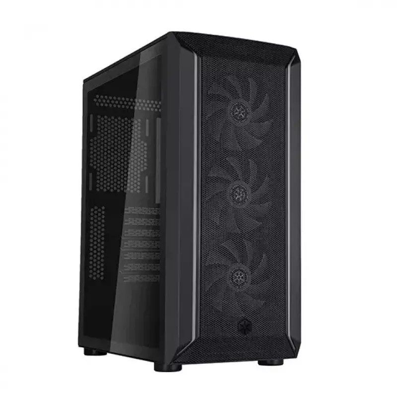 Korpusas Silverstone FARA 511Z Midi Tower Juodas