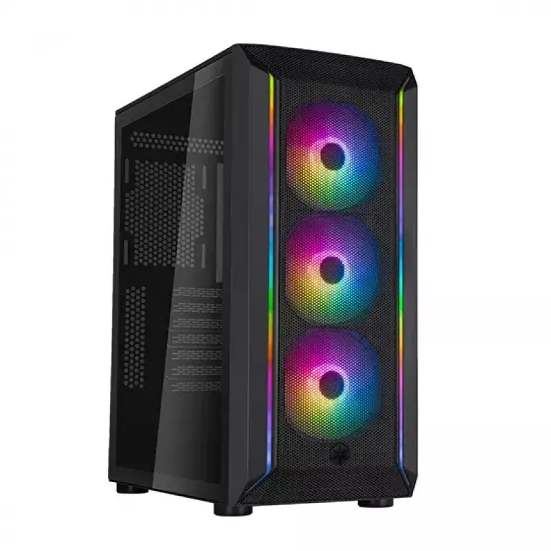 Korpusas Silverstone FARA 511Z Midi Tower Juodas