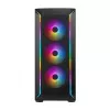 Korpusas Silverstone FARA 511Z Midi Tower Juodas