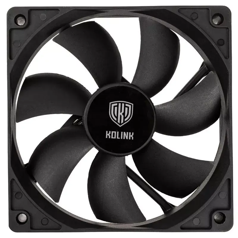 Kompiuterio korpuso ventiliatorius Kolink Classic HDB 120 mm, 1500 RPM, 52,15 CFM, juodas