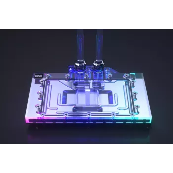 Vandens blokas + galinė plokštė Alphacool GPX-N Akrilinis Aliuminis Varis Juodas 144,3x198,6x35,9 mm