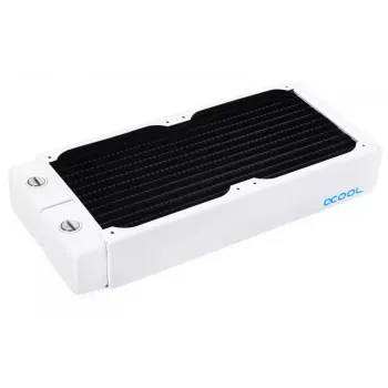 Alphacool 18647 radiatorius 124mm 272.1mm 45mm juodas baltas