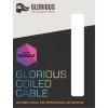 Glorious Gaming Coiled Violet 1,37 m – susuktas USB laidas klaviatūrai